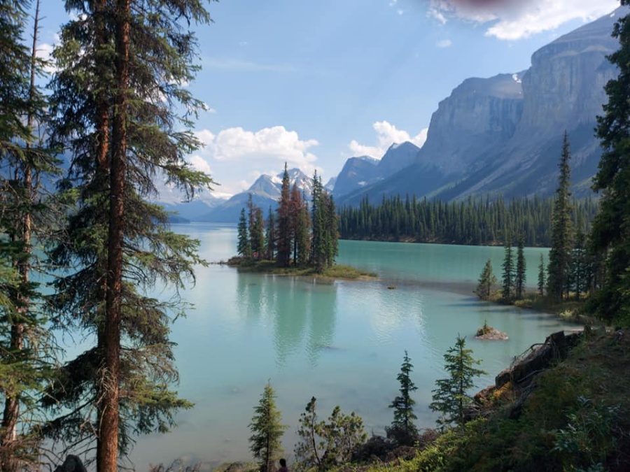 Island in mountain Lake, Gleanings From the Word