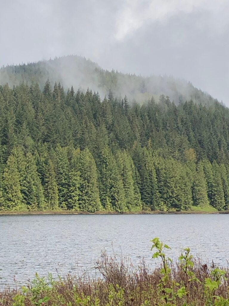 Rolly Lake, Mission and Maple Ridge, rain on clouds, picnic, Hayward Lake, devotional