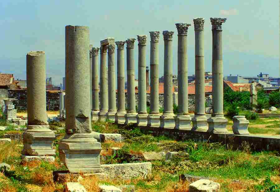 Seven Churches of Revelation - Ruins of the agora in Smyrna