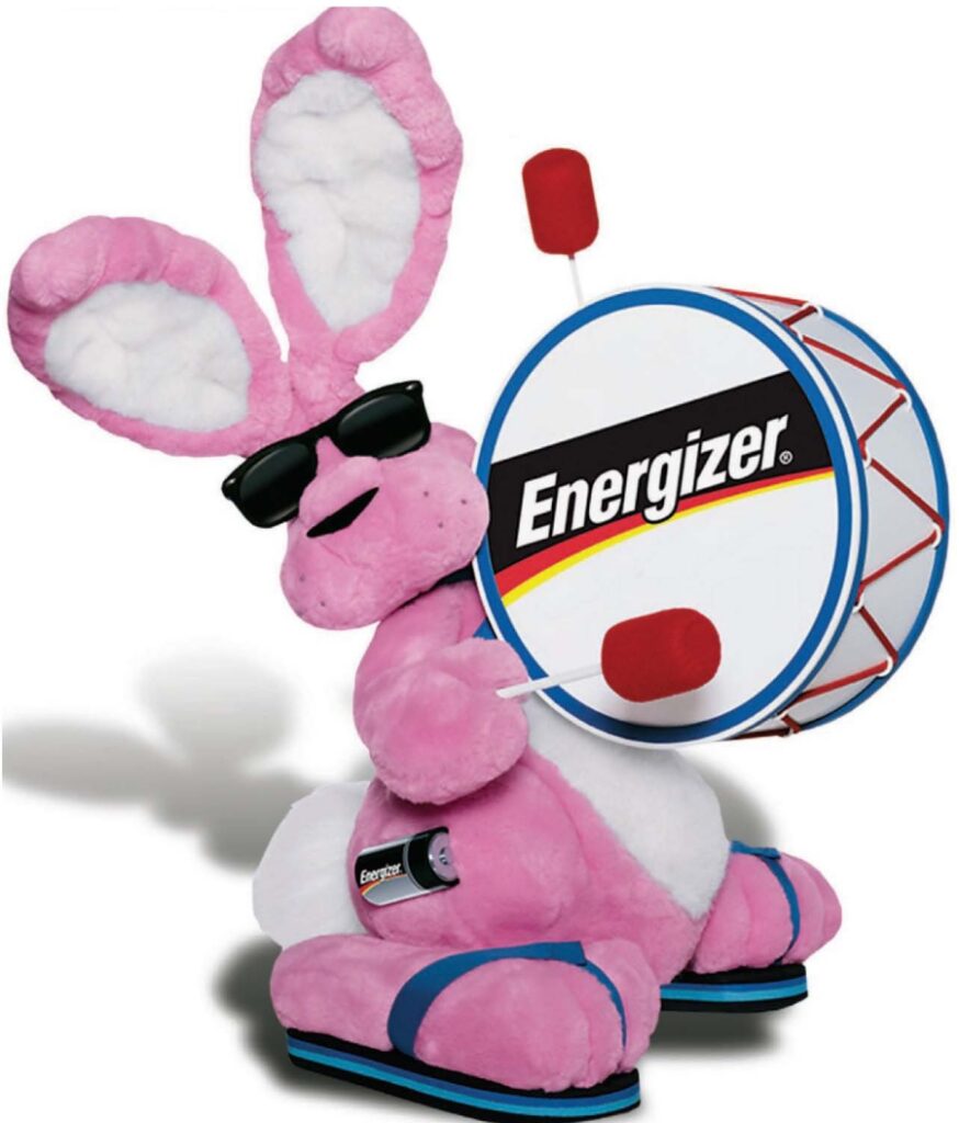 Energizer battery mascot - the Energizer bunny