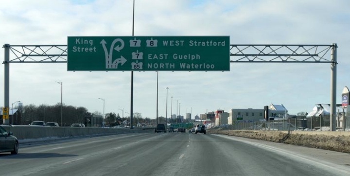 Highway seven signage
