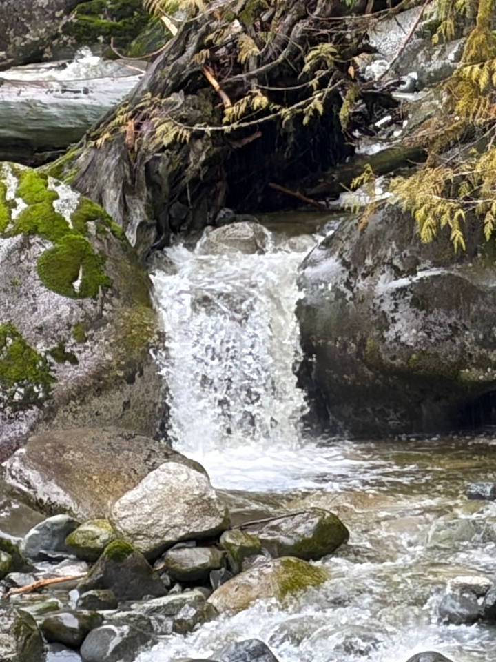 small waterfall, a part of the big picture - a larger waterfall