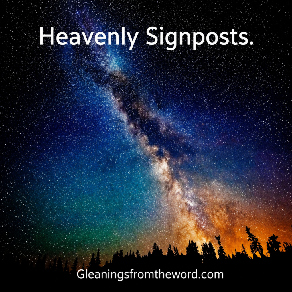Heavenly signposts,creation is a signpost